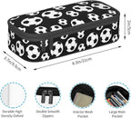Black And White Soccer Ball Pencil Case Big Capacity Storage Pencil Pouch - Image 6