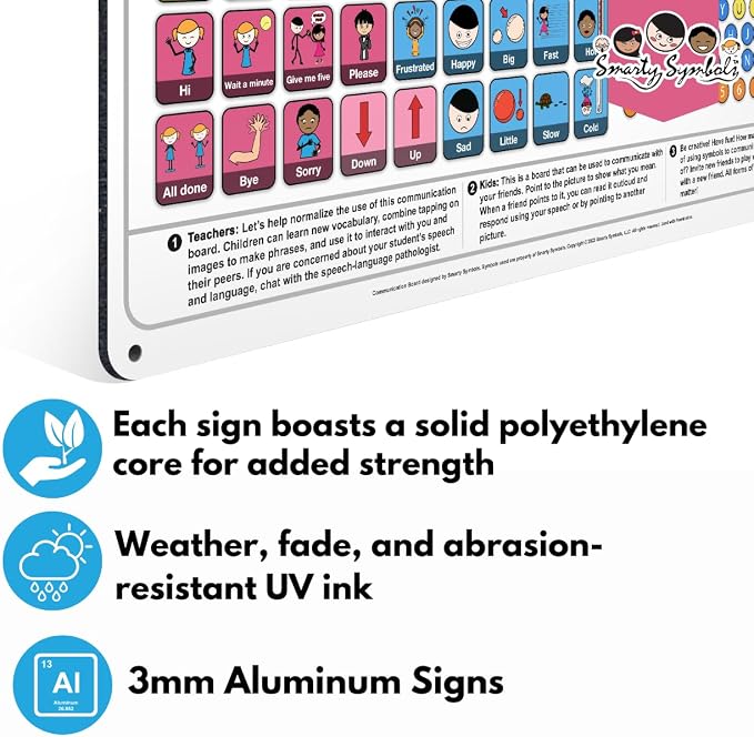 Weather-Proof Aluminum School Playground Communication Board - Image 5