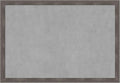 Amanti Art Grey Framed Magnetic Board 27x39 Large Vision Board by AmantiArt