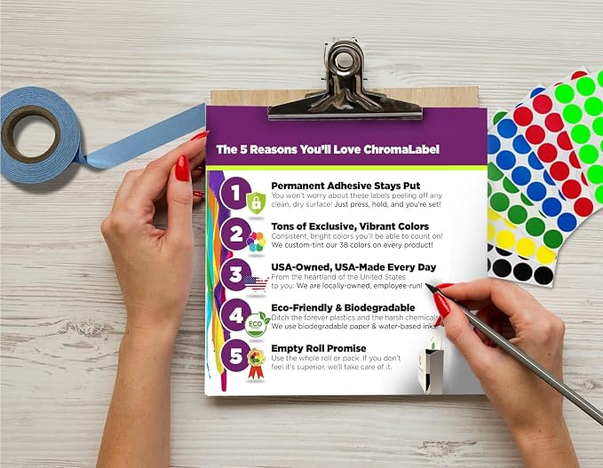 ChromaLabel 2 x 3 Inch Rectangle Labels - Image 2