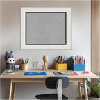 Amanti Art Silver Framed Magnetic Board 22x26 Small Vision Board - Image 5