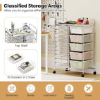 Giantex 15 Drawer Rolling Cart - Image 5
