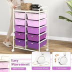 GOFLAME 10-Drawer Rolling Storage Cart, Art Craft Storage Organizer on Wheels - Image 6