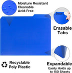 Dunwell Plastic Colored File Folders, 1/3 Tab Filing Folders - Image 4