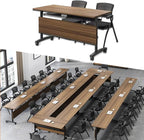 Foldable Conference Table, Modern Mobile Meeting Table by Unknown