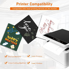 100 Sheets White Cardstock 8.5 x 11 Printer Paper, 75lb Heavyweight Certificate - Image 4