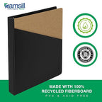 Samsill 0.5 Inch 3 Ring Binders, Made in USA, Economy Round Ring, 100 Sheet - Image 5