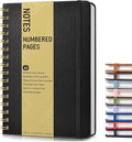Lined Spiral Journal Notebook, A5 Hardcover Spiral Journals by Unknown