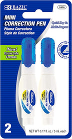 BAZIC Products Correction Pen – Corrections Fluid, Precise Metal Tip White Out by BAZICProducts