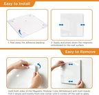 Comix Magnetic Dry Erase Board, 6 Pack, 11.8 x 11.8 Inches, Modular Whiteboard - Image 4
