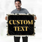 Custom Sign, Custom Street Sign, 11 Font Colors, 13 Font Styles, 4 Hole Options - Image 2