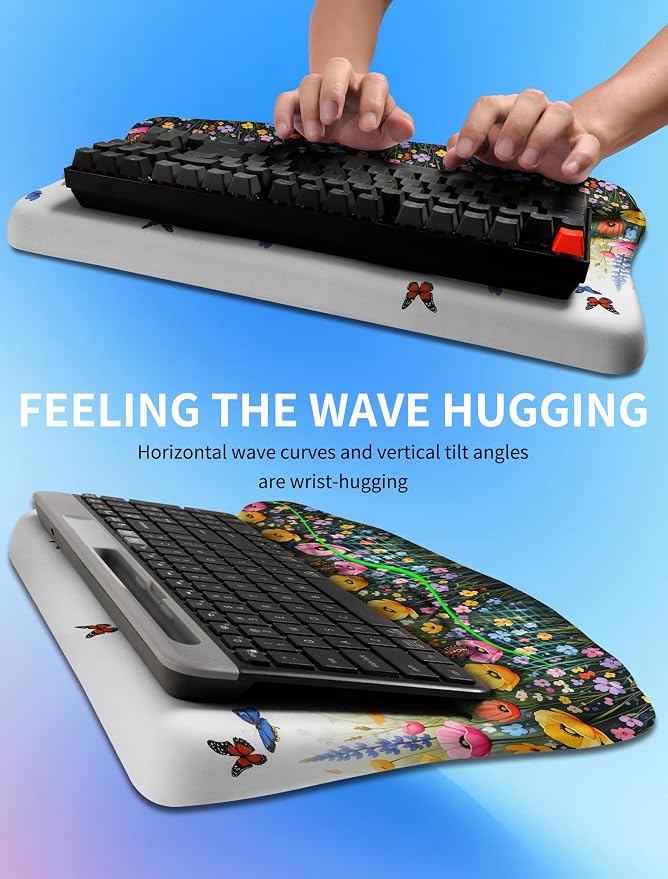 KUOSGM Ergonomic Wave Wrist Rest - Image 4