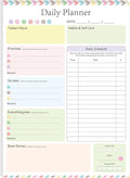 ADHD Daily Planner Notepad Daily Planner Desk Pad & Task Management Notepad to by wootile