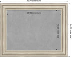 Amanti Art Silver Framed Magnetic Board 24x30 Medium Vision Board - Image 2