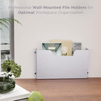 OSKIE DR POCKET RACK Wall-Mounted File Rack, Single Pocket, Metal Organizer - Image 5