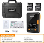 MakeID EP53 Label Maker with Hard Case, Portable Industrial 2" Print Head - Image 8