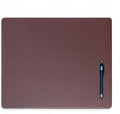 Dacasso 20" x 16" Brown Leatherette Luxury Conference Pad by Dacasso