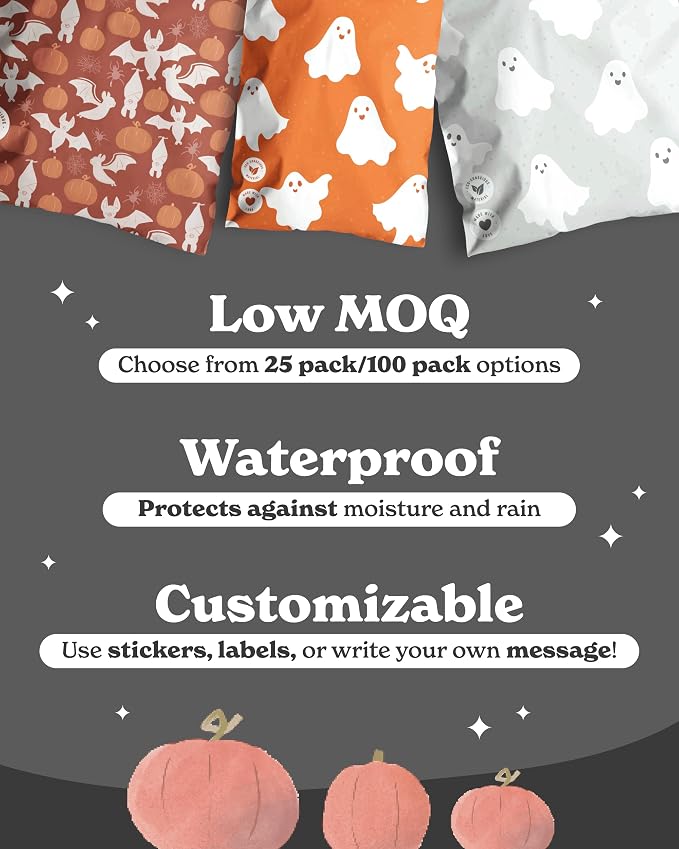 Poly Mailers 6 x 9 Inch- 100 pack Biodegradable Shipping Bags - Image 3
