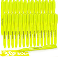 Duchong 30 Yellow Highlighters, Chisel Tip Dry-Quickly Highlighter Markers by Duchong