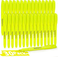 V-Opitos 30 Pack Yellow Highlighters, No Bleed Bright Highlighters by Wearecommittedtotheresearchandproductionofhigh-qualitykidstoysschoolofficesuppliesandholidayproducts