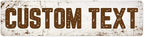 Custom Sign, Custom Street Sign, 11 Font Colors, 13 Font Styles, 4 Hole Options by MySignCenter
