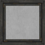 Amanti Art Black Framed Magnetic Board 15x15 X-Small Vision Board by AmantiArt