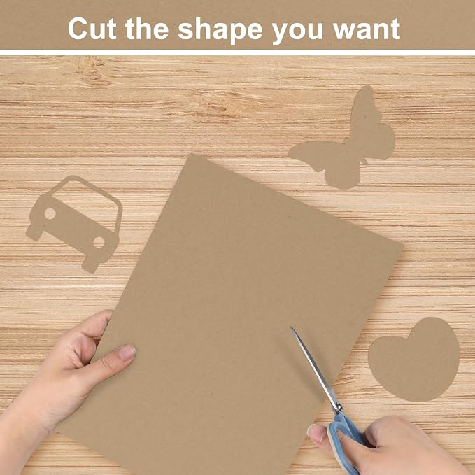 50 Sheets Brown Cardstock Paper, Colored Printer Paper 8.5 x 11, Card Stock - Image 4