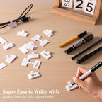 Reusable Cable Cord Wire Labels, Hook&Loop Closure, - Image 2
