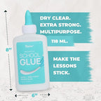 Darice Washable School Glue 4oz - Image 2