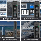 AMERTEER Wireless Presenter Remote – Presentation Clicker - Image 2