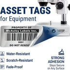 McAuley Labels Custom Asset Tags - Image 2