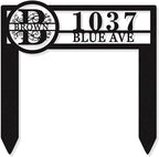 Personalized Metal Adress Sign by HYTSIGN