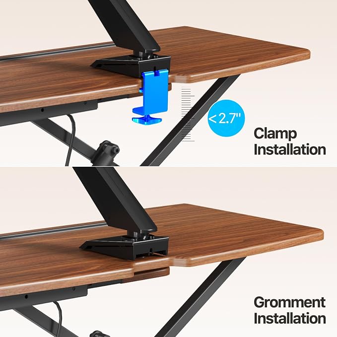 JYLH JOYSEEKER Standing Desk Converter 32 inch, Height Adjustable Sit Stand - Image 8