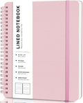 Lined Spiral Journal Notebook, A4 Spiral Notebook, 8.5''×11'' 100GSM Thick by ABERLLS