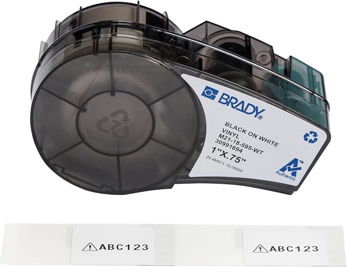 Brady Authentic All-Weather Vinyl Label by BradyCorp