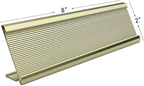 10 Pack 2" x 8" Aluminum Desk Name Plate Holder, Office Name Plate Holder - Image 5