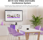 NEARITY Conference Room Camera System, 10X Hybrid Zoom Camera, Noise Reduction - Image 2