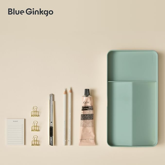 BLUE GINKGO Desk Tray – Korean-Made Organizer - Image 5