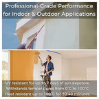 SWRT Blue Painter's Tape 1 Inch x 55 Yards x 24 Rolls – Upgraded Adhesive - Image 5