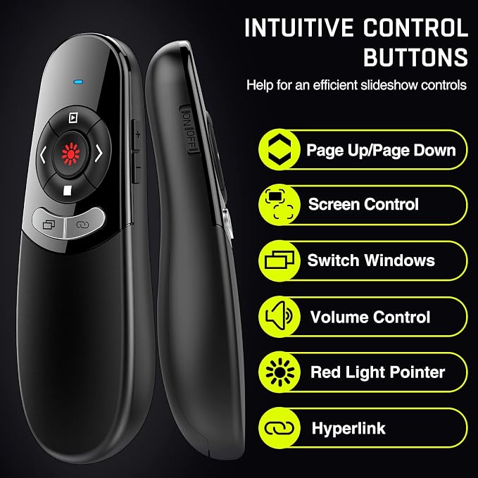 2 in 1 USB Type C Presentation Clicker - Image 2