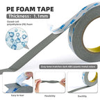 Foam Double Sided Tape 1in×20Ft 2 Pack, Made of 3M PE Foam Heavy Duty Mounting - Image 2