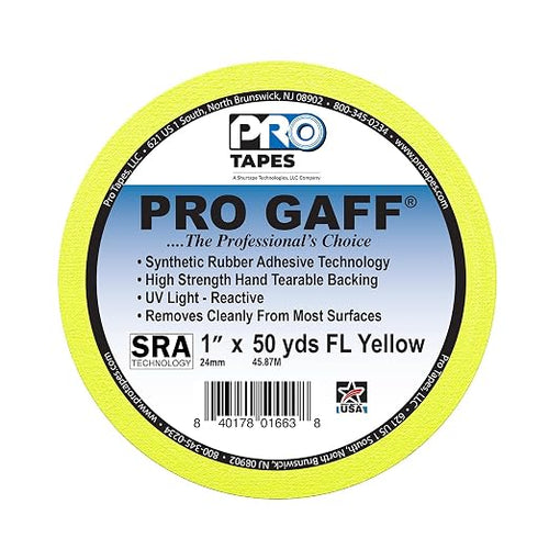 1" Width ProTapes Pro Gaff Premium Matte Cloth Gaffer's Tape - Image 2
