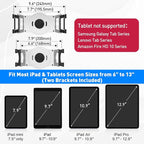 AboveTEK Retail Kiosk iPad Stand, 360° Rotating Commercial POS Tablet Stand - Image 3