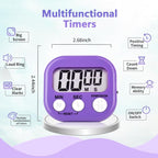 12 Pack Digital Kitchen Timer Magnetic Digital Timer - Image 2