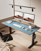 YSAGi Leather Desk Protector, Office Mat, Large Mouse Mat, Non-Slip PU Leather - Image 3