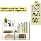 YGYQZ Adjustable Desktop Organizer Shelf – Space-Saving Desk Shelves & Desktop - Image 7