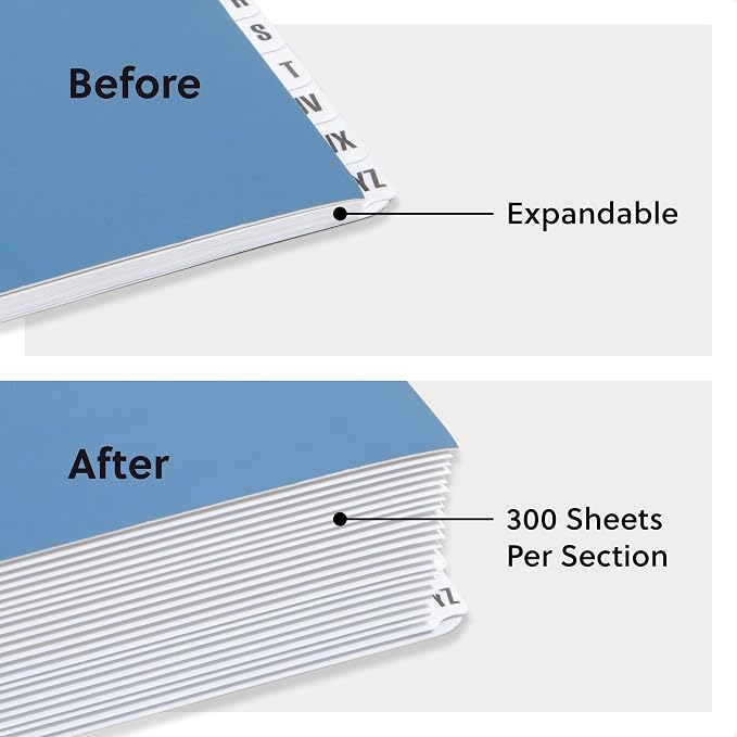 Smead Expandable Office Desk File Sorter, Office Supplies, Alphabetic Desk - Image 6