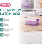 Sterilite 36-Pack 15 Quart Clearview Latch Box, Stackable Organizer Bins - Image 2