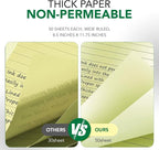 KAISA Legal Notepads 8.5"x11.75"，12pads note pads office supplies Recycled - Image 4