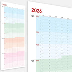Large Wall Calendar 2026 Dry Erase Calendar by Hadigu